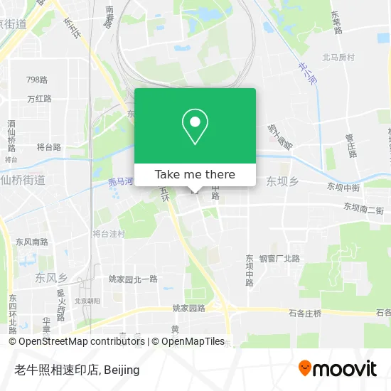 老牛照相速印店 map