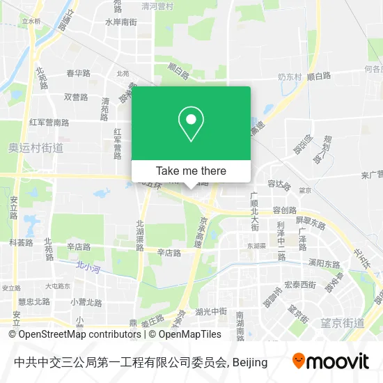 中共中交三公局第一工程有限公司委员会 map
