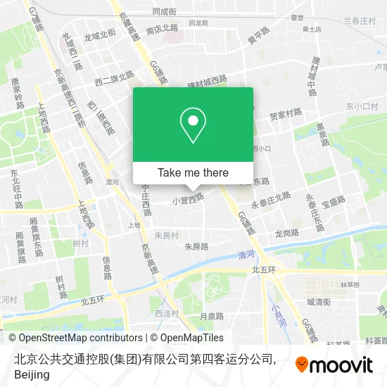 北京公共交通控股(集团)有限公司第四客运分公司 map