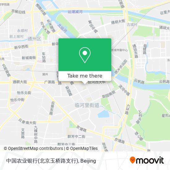 中国农业银行(北京玉桥路支行) map