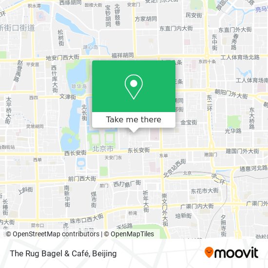 The Rug Bagel & Café map