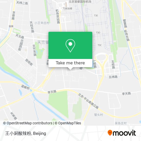 王小厨酸辣粉 map