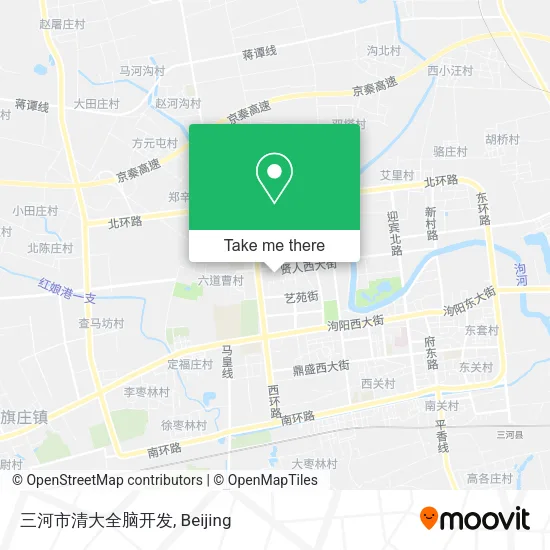 三河市清大全脑开发 map