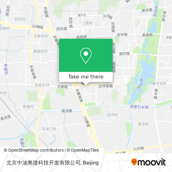 北京中油奥捷科技开发有限公司 map