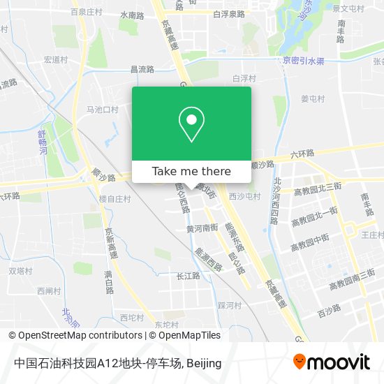 中国石油科技园A12地块-停车场 map