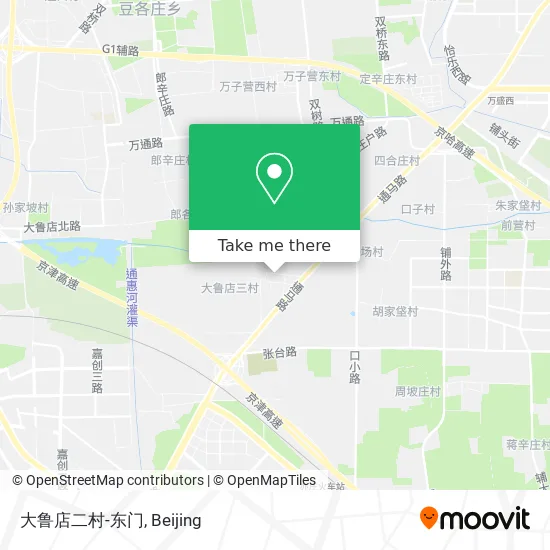大鲁店二村-东门 map