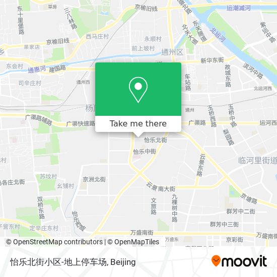 怡乐北街小区-地上停车场 map