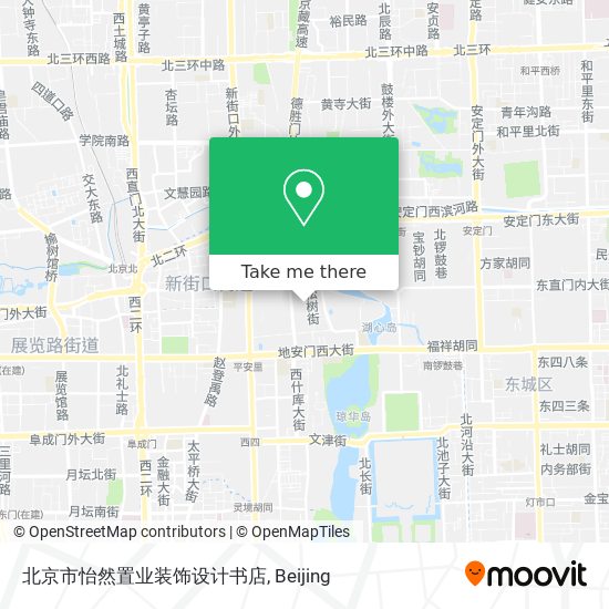 北京市怡然置业装饰设计书店 map