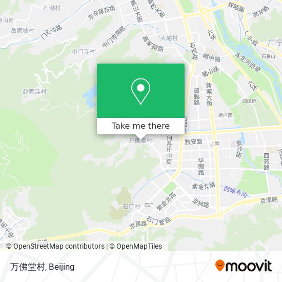 万佛堂村 map