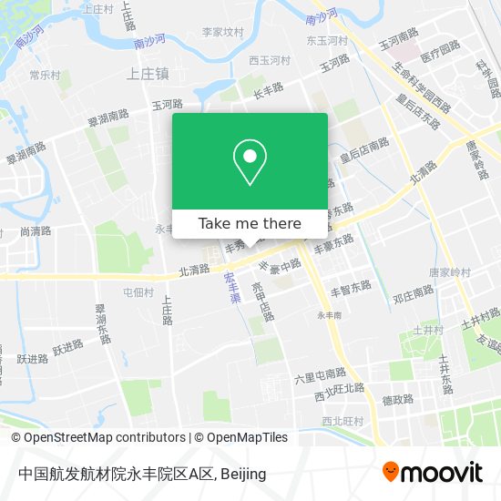 How To Get To 中国航发航材院永丰院区a区in 西北旺镇by Metro Or Bus
