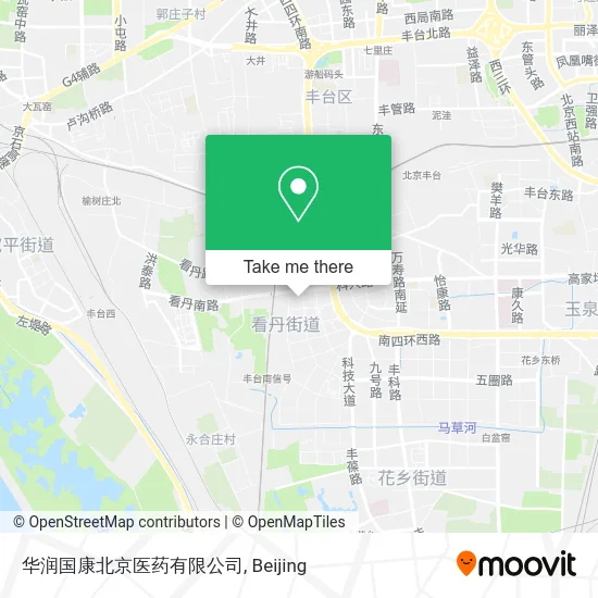 华润国康北京医药有限公司 map