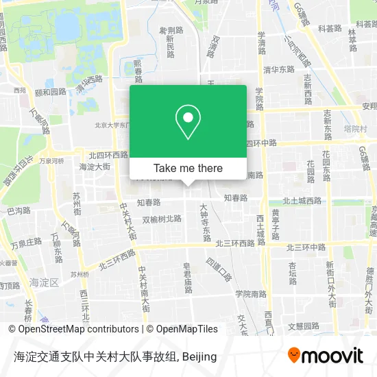 海淀交通支队中关村大队事故组 map