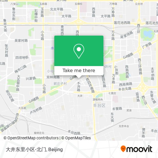 大井东里小区-北门 map