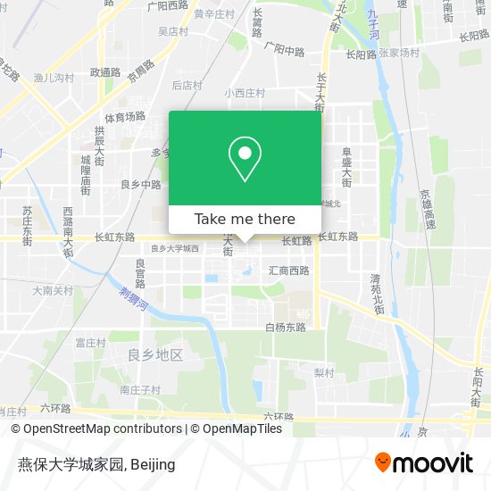 燕保大学城家园 map