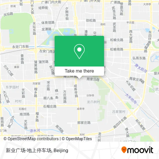新业广场-地上停车场 map