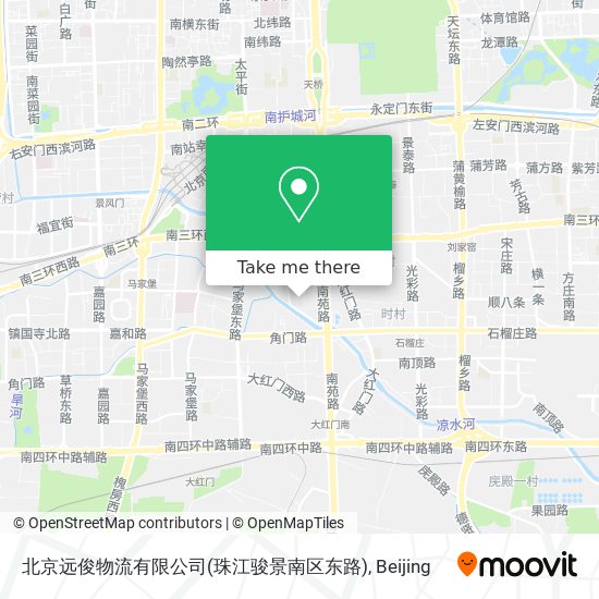 北京远俊物流有限公司(珠江骏景南区东路) map