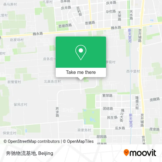 奔驰物流基地 map