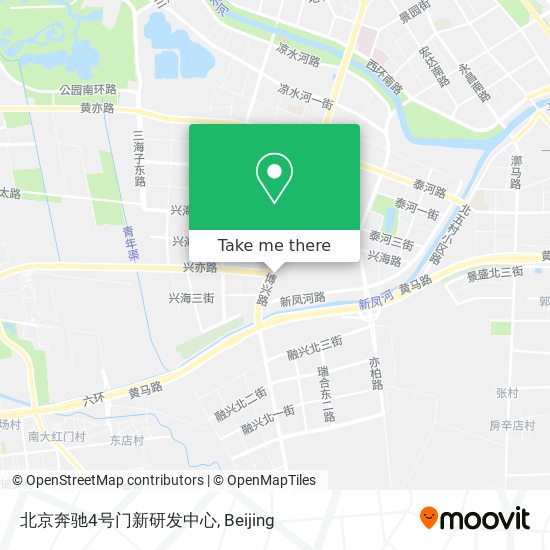 北京奔驰4号门新研发中心 map