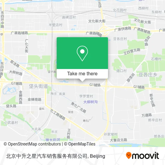 北京中升之星汽车销售服务有限公司 map