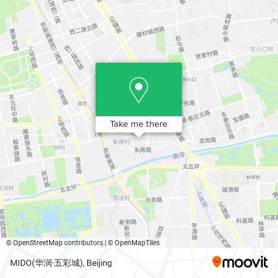 MIDO(华润·五彩城) map