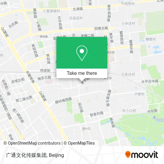广通文化传媒集团 map
