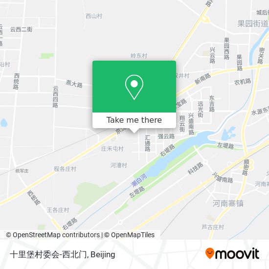 十里堡村委会-西北门 map