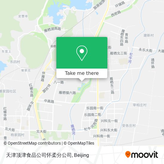 天津顶津食品公司怀柔分公司 map