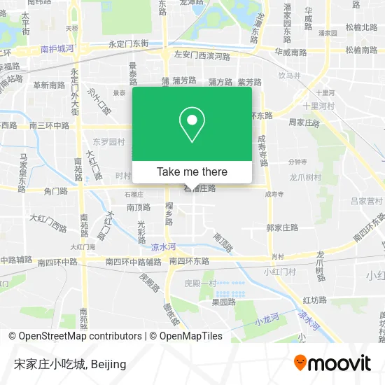 宋家庄小吃城 map