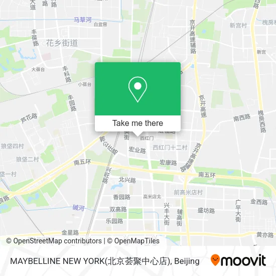 MAYBELLINE NEW YORK(北京荟聚中心店) map