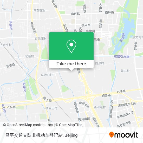 昌平交通支队非机动车登记站 map