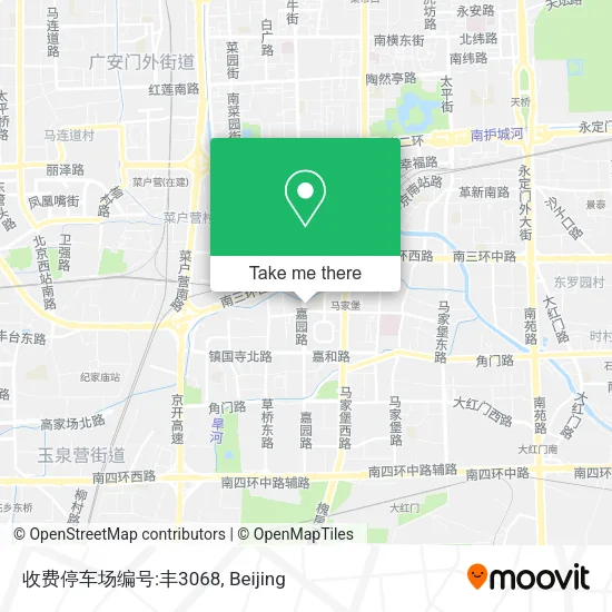 收费停车场编号:丰3068 map