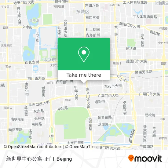 新世界中心公寓-正门 map