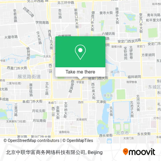 北京中联华富商务网络科技有限公司 map