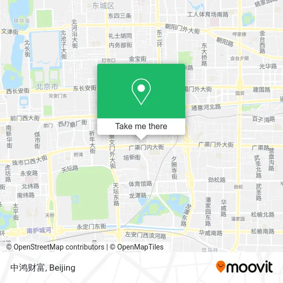 中鸿财富 map