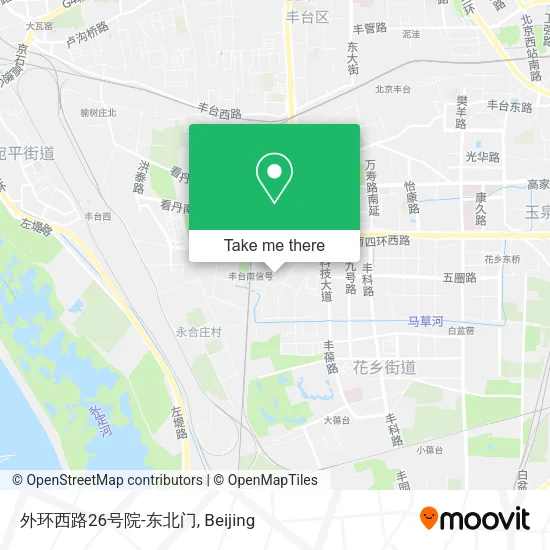 外环西路26号院-东北门 map