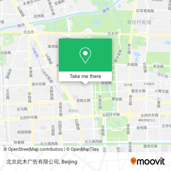 北京此木广告有限公司 map