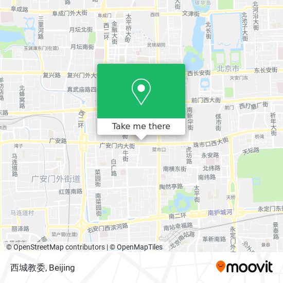 西城教委 map