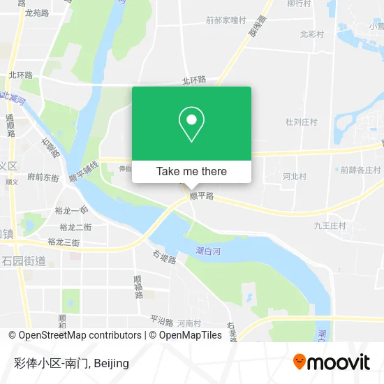 彩俸小区-南门 map