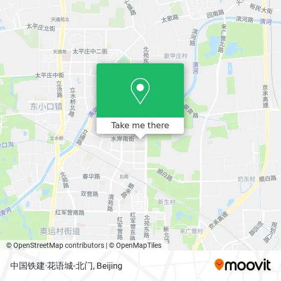 中国铁建·花语城-北门 map