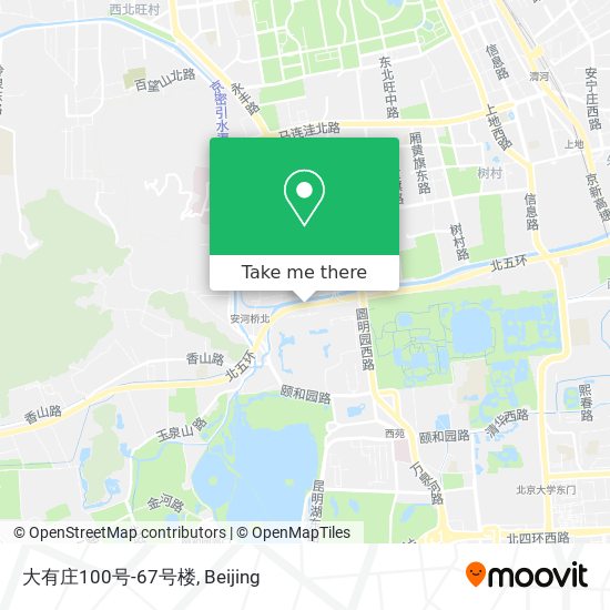 大有庄100号-67号楼 map