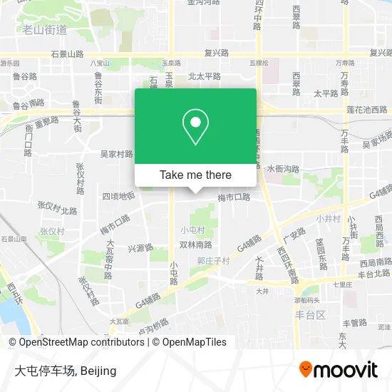 大屯停车场 map