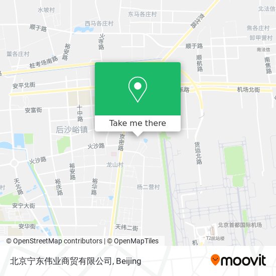 北京宁东伟业商贸有限公司 map