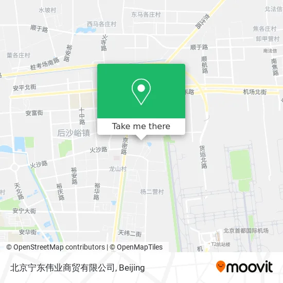 北京宁东伟业商贸有限公司 map