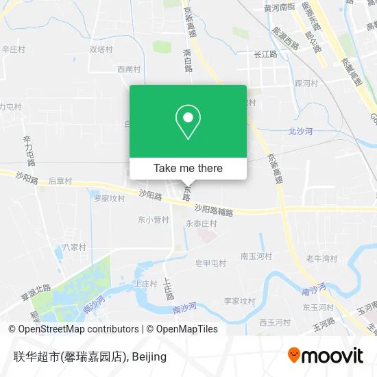 联华超市(馨瑞嘉园店) map