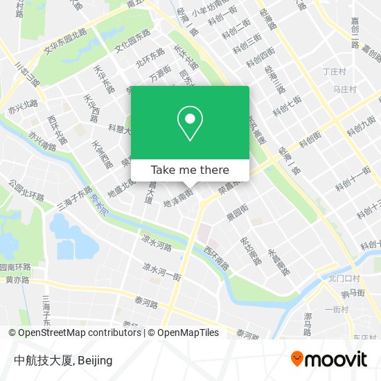 中航技大厦 map