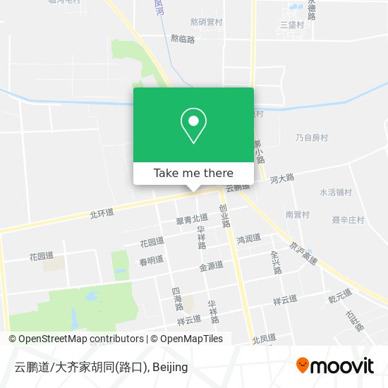 云鹏道/大齐家胡同(路口) map