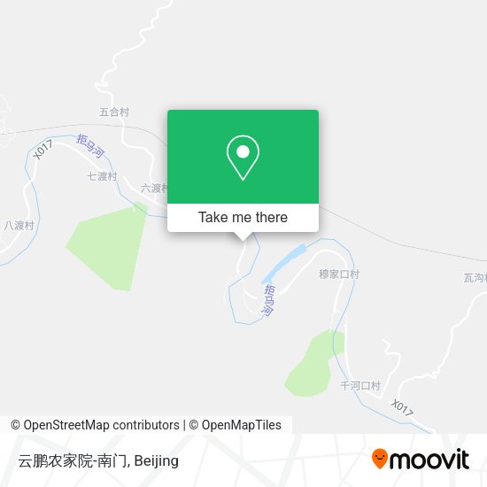 云鹏农家院-南门 map