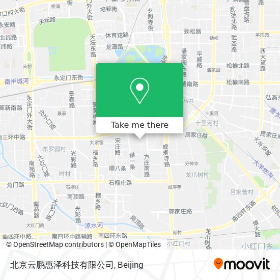北京云鹏惠泽科技有限公司 map