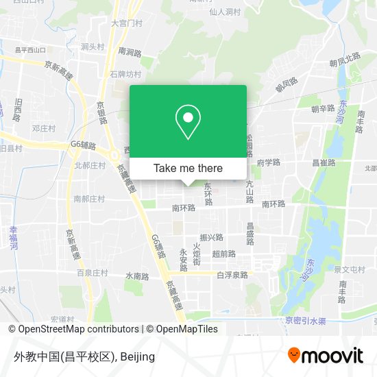 外教中国(昌平校区) map