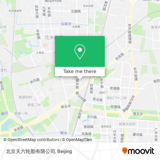 北京天六轮胎有限公司 map